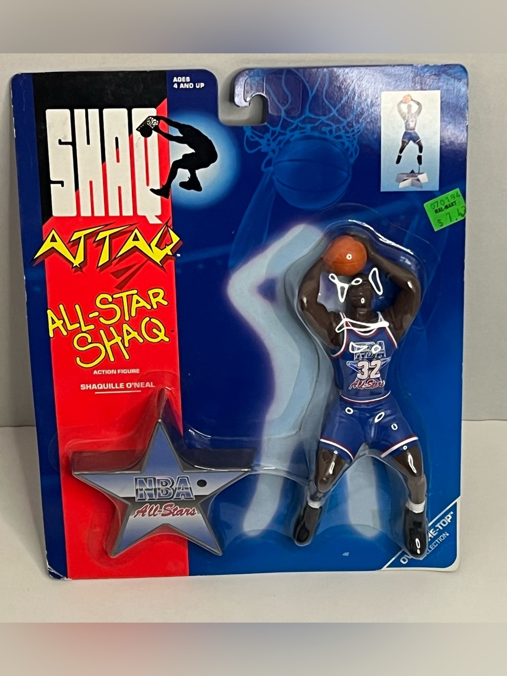 All-Star Shaq Action Figure - Blue All-Star Shaq Attack